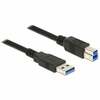 Kaabel Delock USB 3.0 A - USB 3.0 B, 1.5 m, must