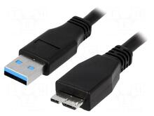 Kaabel Logilink CU0026 USB 3.0 A male - Micro USB B male, 1 m, must