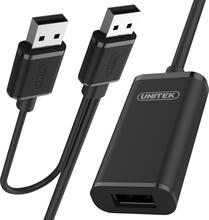 Kaabel Unitek Y-279 USB 2.0, 20 m, must