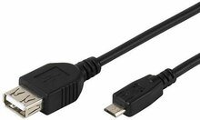 Kaabel Vivanco 45298 microUSB - USB OTG, 0.15 m