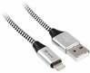 Kaabel Tracer TRAKBK46268, USB 2.0, 1 m, must/hõbe
