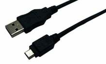 Kaabel Logilink CU0014, USB-A to Mini-USB B, 1.8 m, must