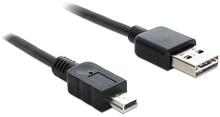 Kaabel Delock EASY-USB USB A - USB 2.0 Mini-B, 5 m, must