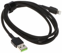 Kaabel Green Cell GC PowerStream USB-A - Lightning, 1.2 m, must