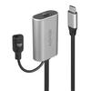 USB pikenduskaabel Lindy 43271 USB 3.1, 5 m, must/oranž
