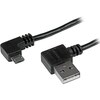 Kaabel StarTech USB2AUB2RA1M, Micro-USB, 1 m, must