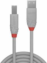 Kaabel Lindy 36682, USB 2.0 A-B, 1 m, hall