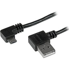 Kaabel StarTech USB2AUB2RA1M, Micro-USB, 1 m, must