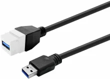 Kaabel VivoLink PROKEYUSB3AFM1W USB 3.0 A, 1 m, valge