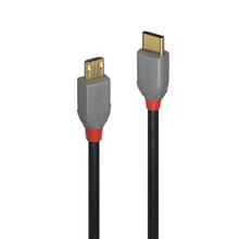 Kaabel Lindy Anthra Line USB 2.0 Type C - Micro-B, 1 m