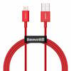 Kaabel Baseus CALYS-A09, USB to Lightning, 2.4 A, 1 m, punane