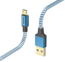 Kaabel Hama 00201555, USB-A - Micro-USB, 1.5 m, sinine