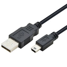 Kaabel TB USB - Mini USB, 1 m, must