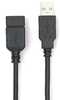 Kaabel Emos CCGL60010BK30 USB 2.0 A male - USB 2.0 A female, 3 m, must