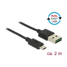 Kaabel DeLock 83850 USB 2.0 A-Micro-B, 2 m, must