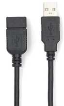 Kaabel Emos CCGL60010BK30 USB 2.0 A male - USB 2.0 A female, 3 m, must