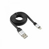 Kaabel Sbox USB 2.0-8-Pin, 2.4 A, must/hõbe