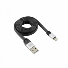 Kaabel Sbox USB 2.0-8-Pin, 2.4 A, must/hõbe