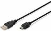 Kaabel Assmann USB-A/Mini USB-B, 1.8 m, must