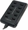 USB jagaja Logilink UA0125 10-Port USB 2.0 Hub
