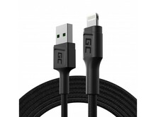 Kaabel Green Cell GC PowerStream, USB - Lightning, 2 m, must