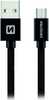 Kaabel Swissten, USB - Micro USB, 2 m, must