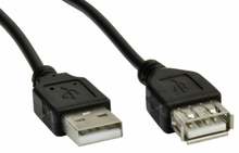 Kaabel Akyga AK-USB-07, USB 2.0 A male - A female, 1.8 m