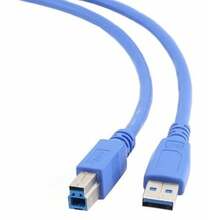 Kaabel Gembird CCP-USB3-AMBM-0.5M, USB-A/USB-B, 0.5 m, sinine
