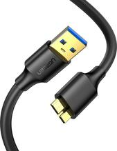 Kaabel UGREEN US130, USB 3.0 - mikro USB, 0.5 m, must