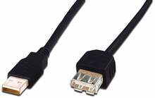 Juhe Assmann USB-A female, USB 2.0 A male, 3 m