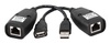 Adapter Gembird UAE-30M, USB 2.0, 30 m, must