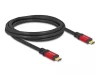 Kaabel DeLock USB 2.0 Type-C, 2 m, 240 W, punane