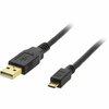 USB kaabel Deltaco MICRO-101 USB 2.0 A - Micro B, 1 m, must
