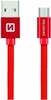 Kaabel Swissten SW-QU-MICR-USB-0.2-R, Micro USB, 0.2 m, punane