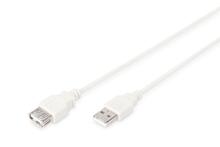Kaabel Digitus AK-300202-018-E, USB 2.0, 1,8 m, beež