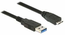 Kaabel Delock USB 3.0, 1.5 m, must