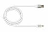 Kaabel IBOX IKUMTCWQC, USB Type-C, 3 A, 1,5 m, valge