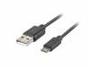 Kaabel Lanberg CA-USBA-10CC-0005-BK, USB-A(M) - USB-B(M), 0.5 m, must
