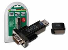 Adapter Digitus DA-70156, USB 2.0 to Serial, 80 m, must