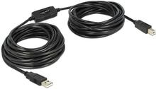 Kaabel Delock 82915 USB 2.0 A male to USB 2.0 B male, 11 m, must