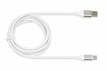 Kaabel IBOX IKUMTCWQC, USB Type-C, 3 A, 1,5 m, valge