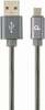 Kaabel Gembird CC-USB2S-AMMBM-1M-BG, USB 2.0, Micro USB, 1 m, hall