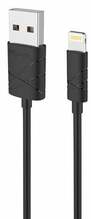 Kaabel Usams US-SJ038-BK, USB - Lightning, 1 m, must