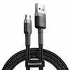 Kaabel Baseus CAMKLF-CG1, Micro USB, 1.5 A, 2 m, hall/must