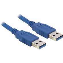 Kaabel Delock USB 3.0 A male to USB 3.0 A male, 1 m, sinine