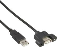 Kaabel Inline B-33440E USB-A male to USB-A female, 0,6 m, must