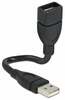 Kaabel Delock USB 2.0 A female - A male, 0.15 m, must