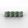 USB pordi blokeerija LINDY 40451, 4 tk, roheline