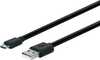 Kaabel ProXtend USB 2.0 Micro B to 5.5 x 2.1, 20 cm, must