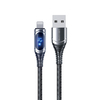 Kaabel Wekome WDC-166, USB-A - Lightning, 1 m, tume